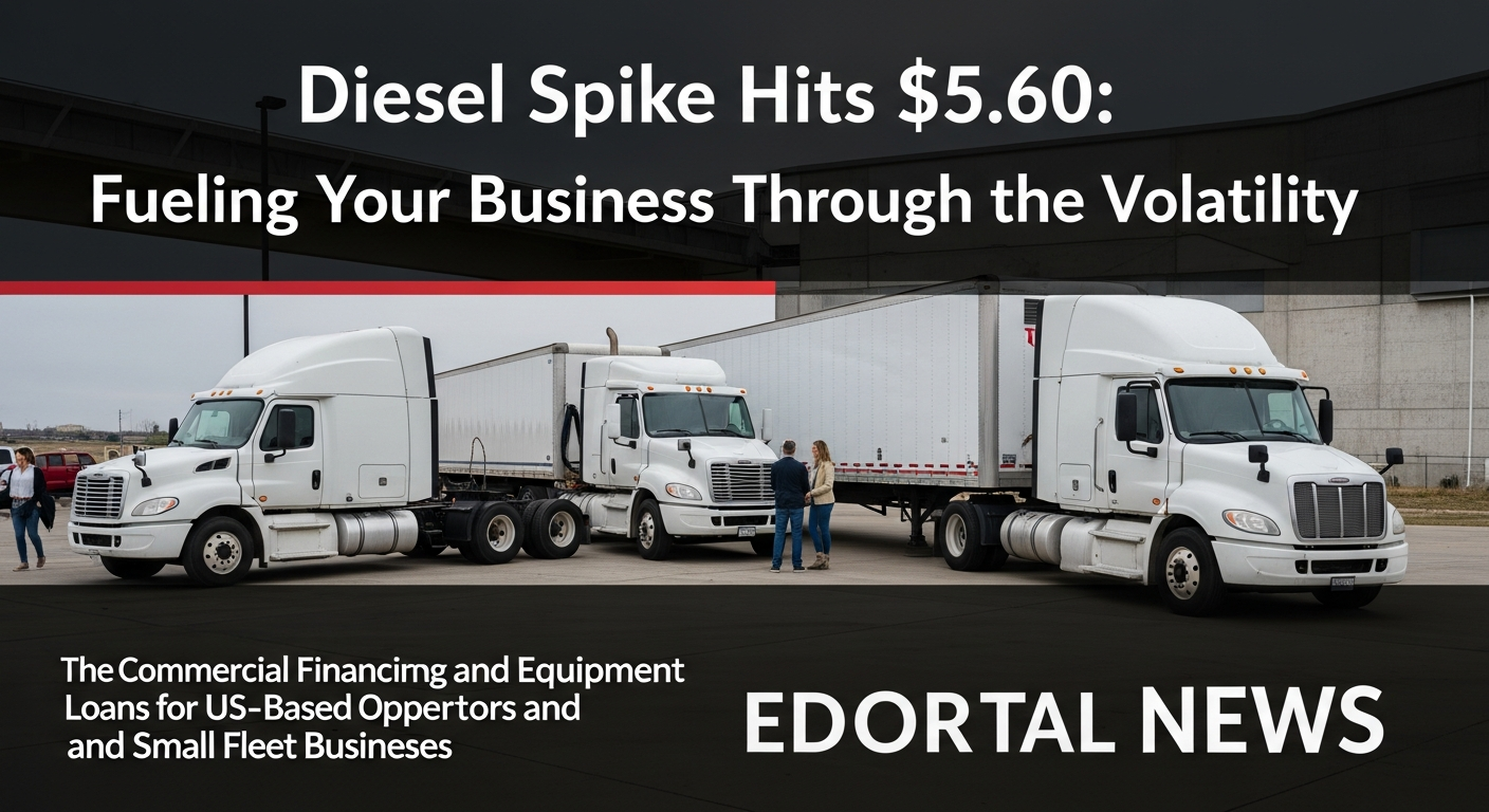 Illustration: Diesel Spike Hits $5.60: Fueling Your Business Through the Volatility